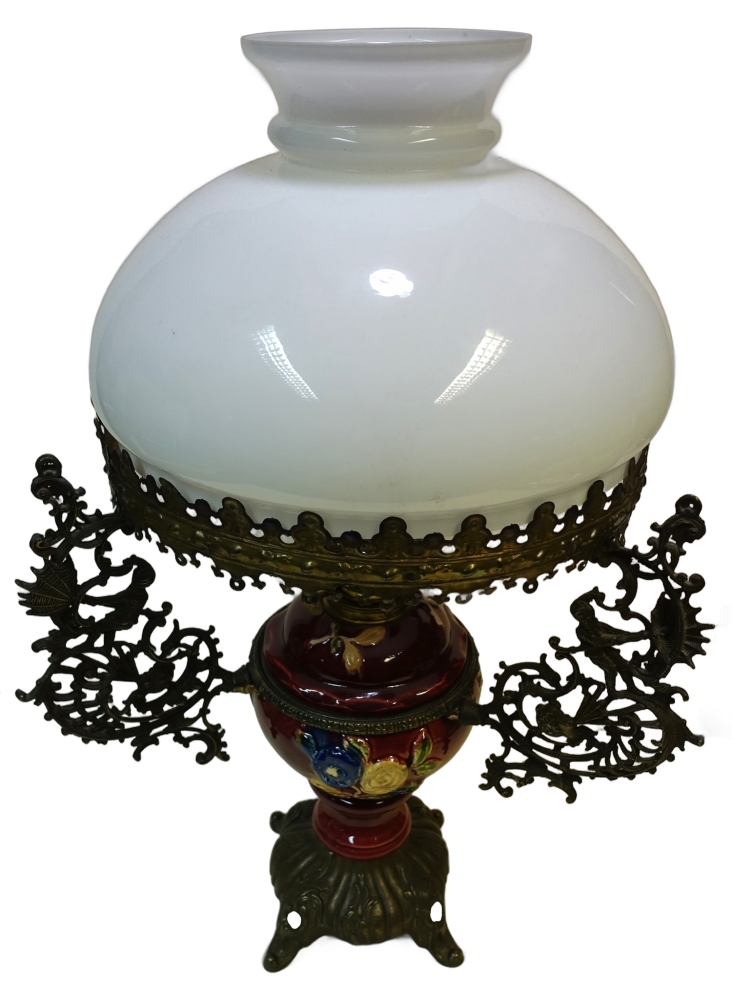 Zanzara oil lamp - table lamp 20th century, self-collection