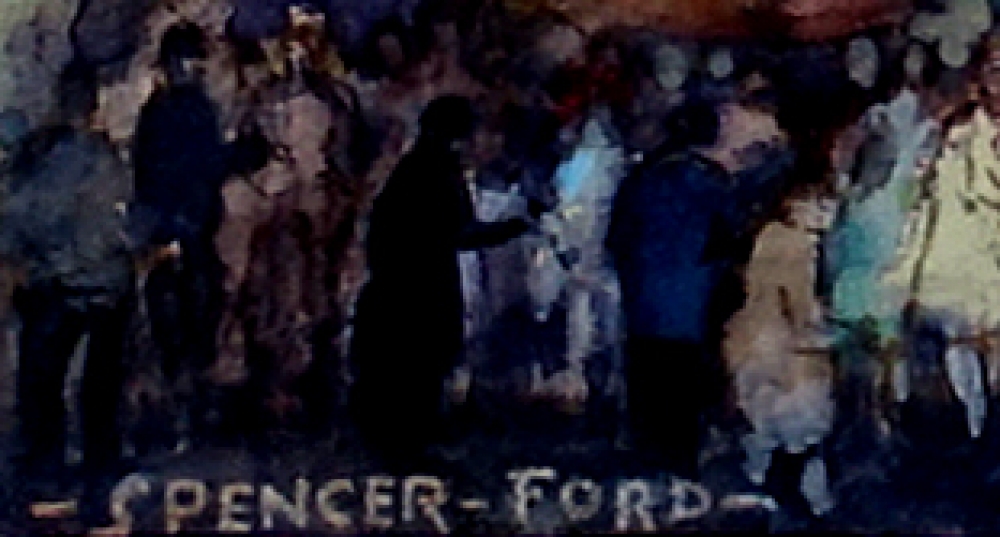 Roland Spencer-Ford, Markttag in Cahors (Frankreich)