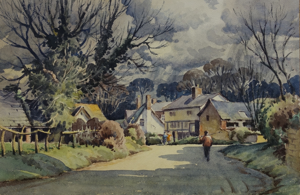 Roland Spencer-Ford, Sonnenschein und Schatten in Plealey Shropshire (England)