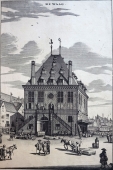 Amsterdamm, De Waag (Die Waage), Kupferstich