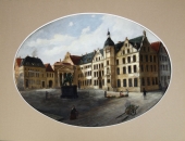 Biedermeier Düsseldorf Market 1850