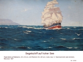 Hamerschmidt, C.?? (um 1907), Segelschiff auf hoher See, 1907