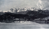 Paul Bürck, Voralpenlandschaft mit See