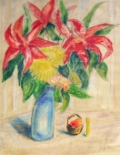 Toni Völkel, Blumenstrauß in Vase