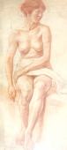 Karl Hemmerlein, Seated nude women