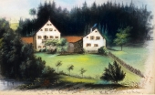 Wilhelm Trost, Bei der Quellwe Abbachm, Haus Hartl, Thierarzt