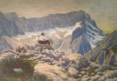 Martin Wilhelm, Bergwanderer im Gebirge