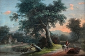 Johann Christian Dietzsch, Reiter in Landschaft