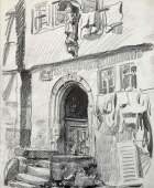 Julius Schrag, Haustüre Rothenburg