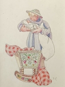 Tilde Eisgruber, Kinderbuchillustration (Originalvorlage)