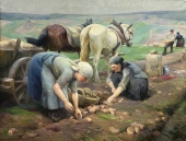Andreas Bach, During potato harvesting