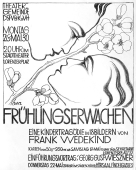 Lily Wiessner-Zilcher, Poster design Spring Awakening