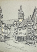 Karl Seubert, Wertheim Town view