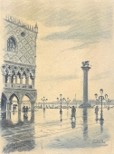 Karl Seubert, Venedig Piazzetta