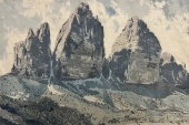 Hans FIGURA, The Three Peaks in the Dolomites