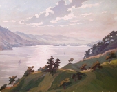 Kurt Mayer-Pfalz, Blick auf den See